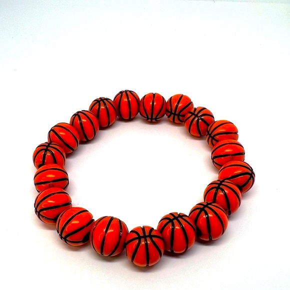 Other - Basketball Beaded Bracelet- 0061